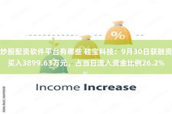 炒股配资软件平台有哪些 硅宝科技：9月30日获融资买入3899.63万元，占当日流入资金比例26.2%